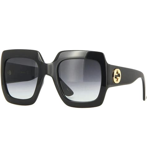 Gucci Web Sunglasses 54MM Black/Grey (GG0053S) 